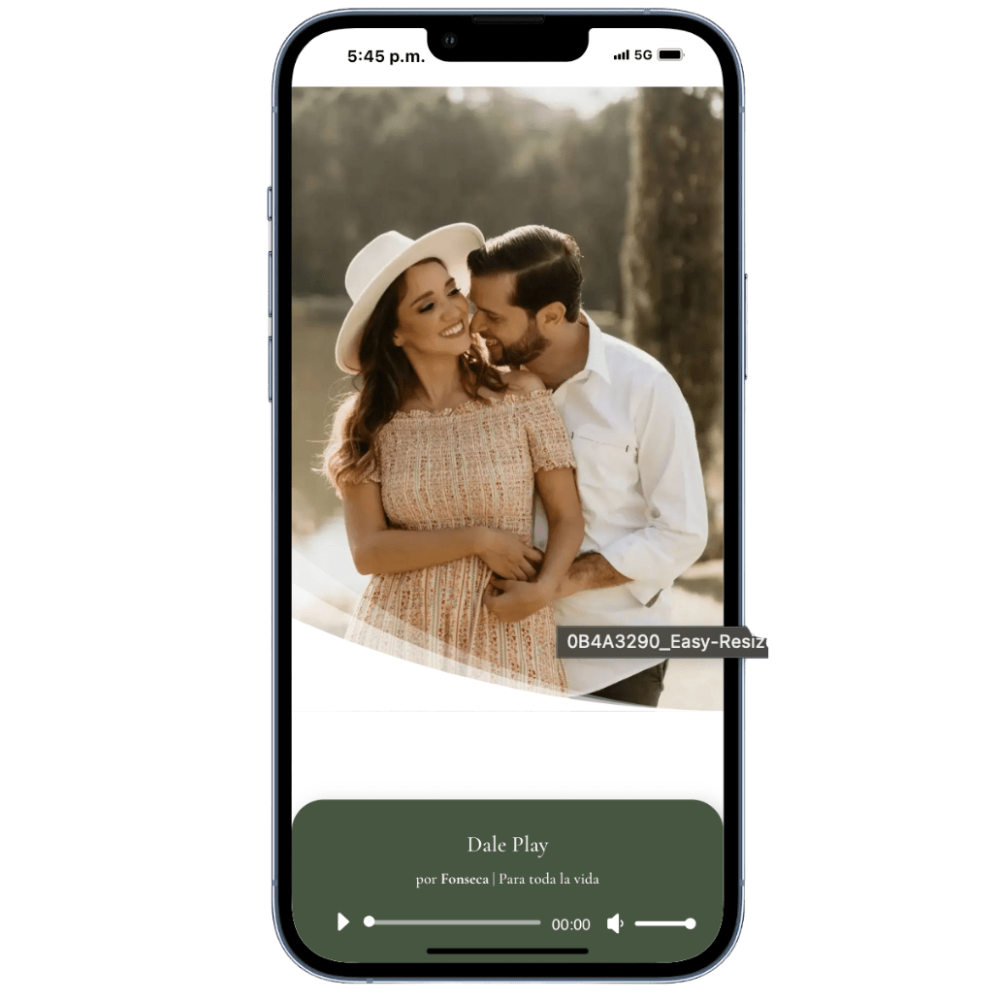 Plan Invitación Web Standard General Bodas