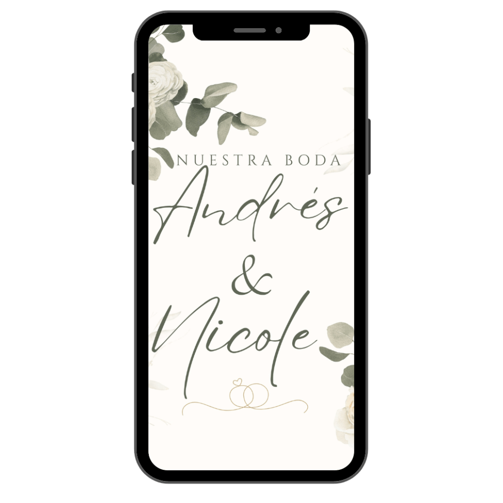 Invitación PDF Boda Scential